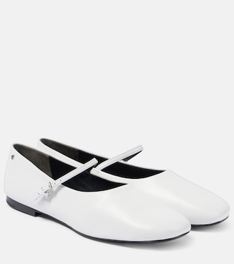 Mary-Jane-Ballerinas aus Leder | Tory Burch