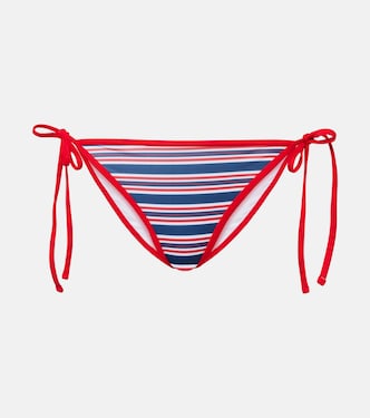 Ties striped bikini bottoms | Jade Swim