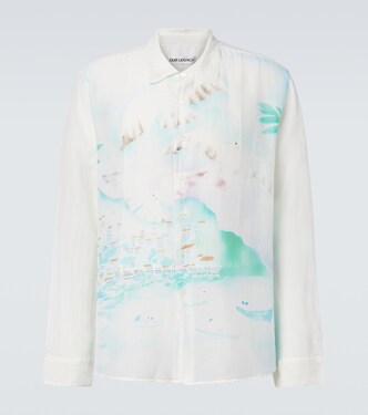 Chemise Adorn imprimée en coton et soie | Our Legacy