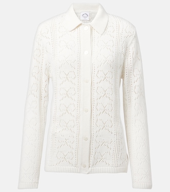 Lavalliere Malia knitted cotton shirt | The Upside