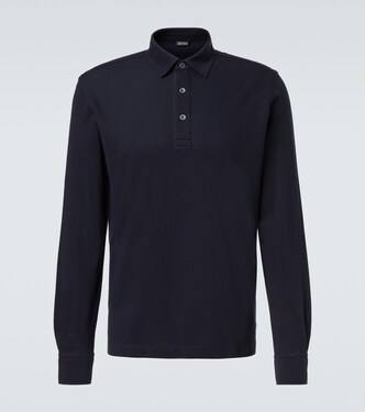 Cotton piqué polo sweater | Zegna