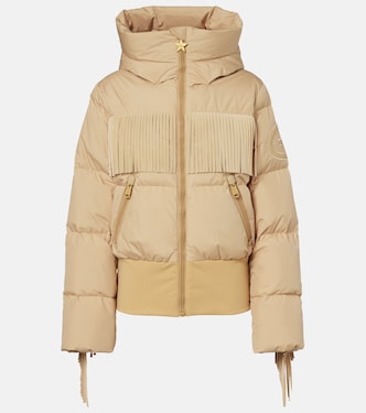 Marna fringed down ski jacket  | Goldbergh