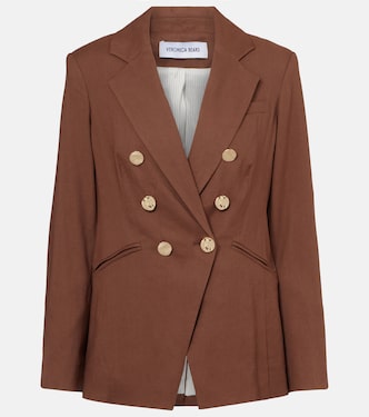 Elle Dickey linen-blend blazer | Veronica Beard