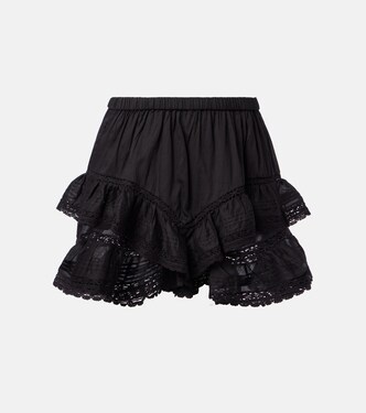 Geana ruffled cotton shorts | Marant Etoile