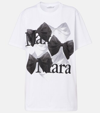 Sequoia logo printed cotton jersey T-shirt | Max Mara