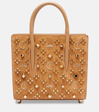 Paloma studded suede tote bag | Christian Louboutin