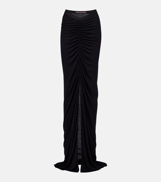 Poppy LS ruched jersey maxi skirt | Rick Owens