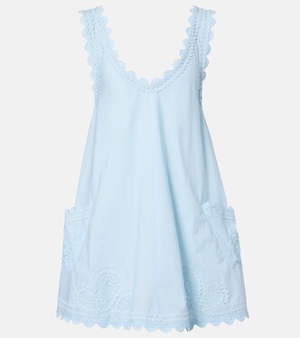 Besticktes Minikleid aus Baumwolle | Juliet Dunn