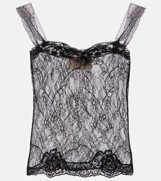 Lace sheer top  | Valentino
