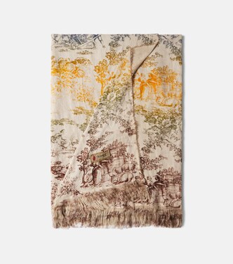 Sollievo printed linen tablecloth | The House of Lyria
