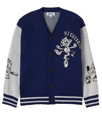 Bertel cotton and wool cardigan | Molo