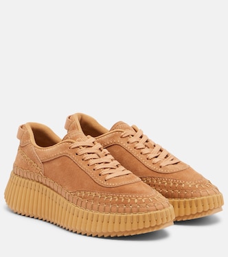 Nama suede platform sneakers | Chloé