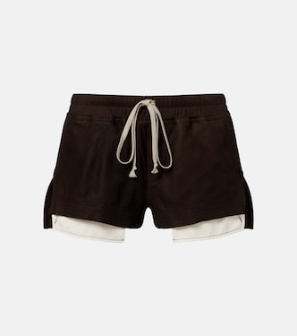 Fog suede shorts | Rick Owens