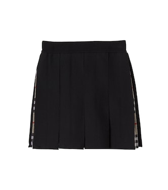 Burberry Check wool-blend skirt | Burberry Kids