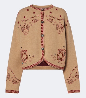 Cardigan Bandana aus Wolle und Kaschmir | Alanui