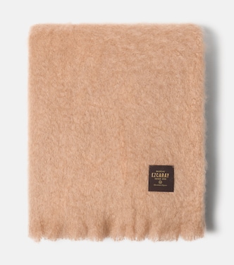 Mohair Lisos mohair and wool-blend throw | Mantas Ezcaray