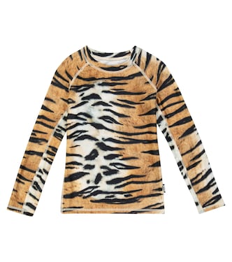 Neptune tiger-print rashguard | Molo