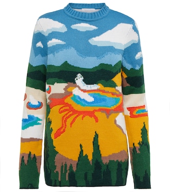 Pull Ines intarsia en cachemire | Gabriela Hearst