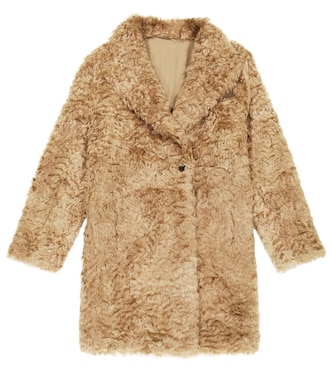 Mohair-blend coat | Brunello Cucinelli Kids