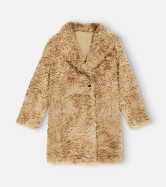 Mohair-blend coat | Brunello Cucinelli Kids
