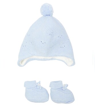 Bébé – Ensemble bonnet et chaussettes en coton mélangé | Tartine et Chocolat