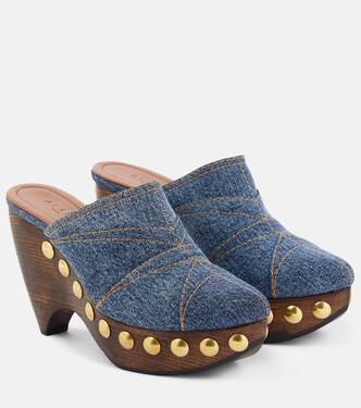 Le Sabot denim mules | Alaïa