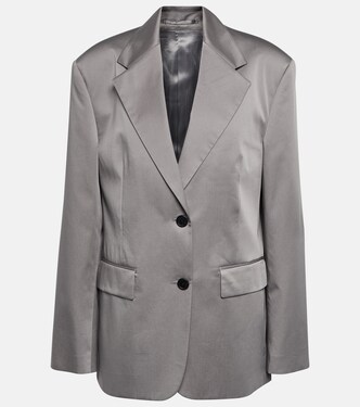 Single-breasted cotton blazer | Prada