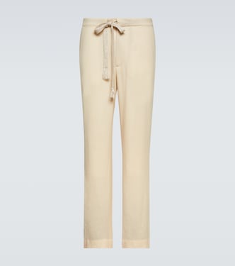 Straight-leg wool pants | Auralee