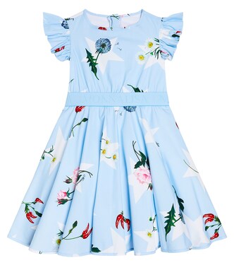 Floral cotton dress | Monnalisa