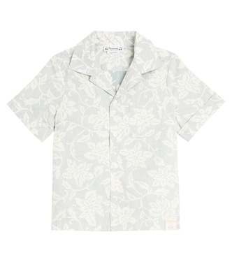 Steve floral cotton shirt  | Bonpoint