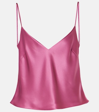 Ischia satin camisole | Galvan