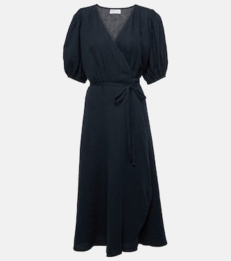 Dalene linen midi dress | Velvet