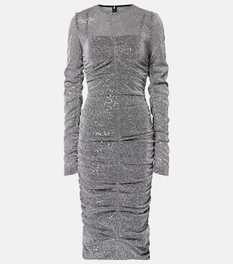 Midikleid mit Pailletten | Dolce&Gabbana