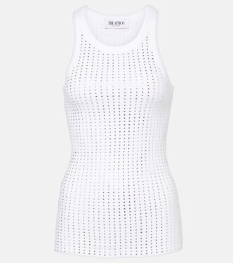 Embellished cotton jersey top | The Attico