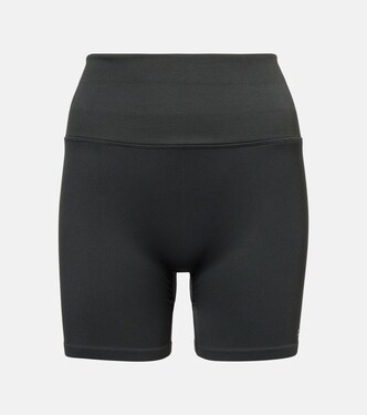 Seamless Ribbed Favorite biker shorts | Alo Yoga