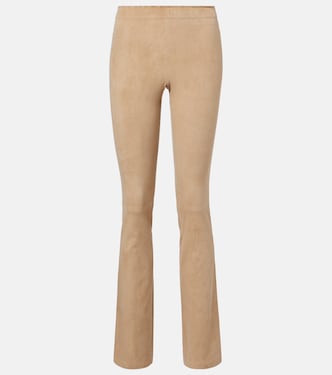 Pantalon évasé JP Long en daim | Stouls