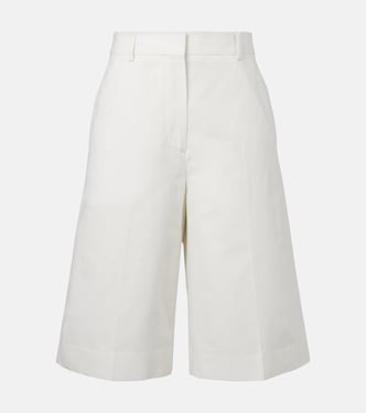 Cotton and linen Bermuda shorts | Toteme