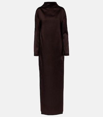 Robe longue en crêpe de satin | Tom Ford