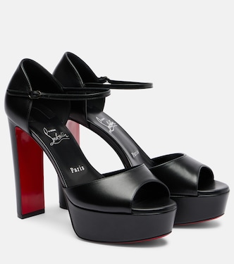 Sandaloo 130 leather platform sandals | Christian Louboutin