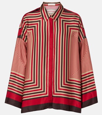 Cora printed oversized shirt | Faithfull