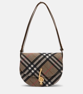 Bolso cruzado Bridle Small con Burberry Check | Burberry