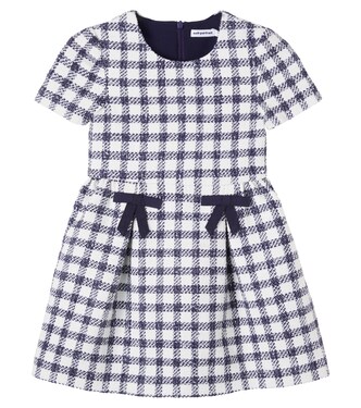 Checked bouclé dress | Self-Portrait Kids