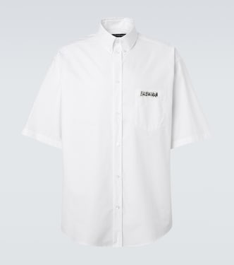 Masking Tape cotton poplin shirt | Balenciaga