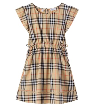 Vestido Burberry Check de algodón | Burberry Kids