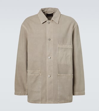 Oversized cotton twill overshirt | Lemaire
