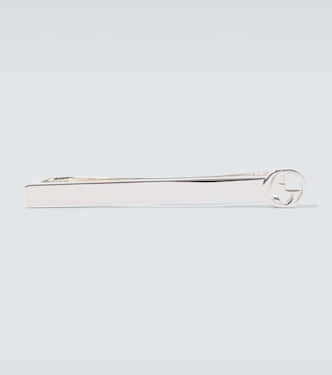 Pince à cravate Interlocking G en argent sterling 925 | Gucci