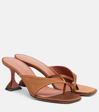 Shiona satin sandals | Amina Muaddi