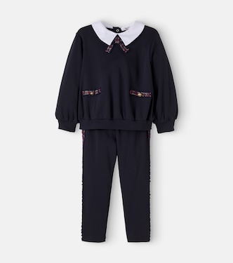 Cotton sweatshirt and sweatpants set | Patachou