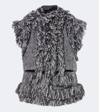 Tweed-Weste aus einem Wollgemisch | Sacai