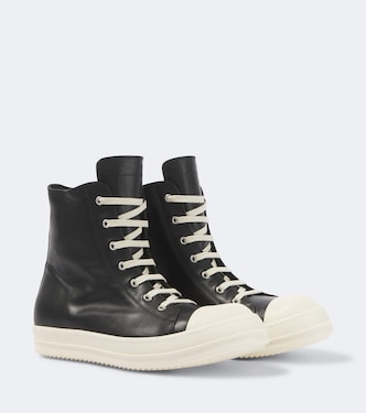 Jumbolace 하이탑 레더 스니커즈 | Rick Owens